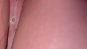 Multiple creampies at the gloryhole from strangers